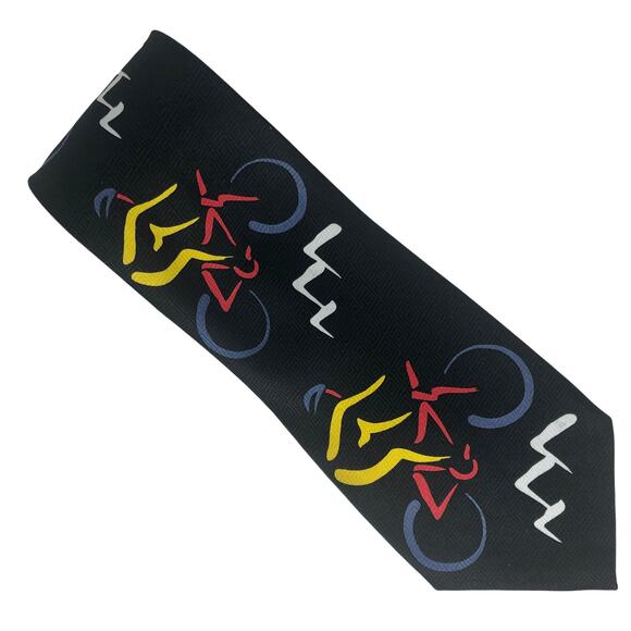 Abstract Cycling Tie - Picture 2 of 5